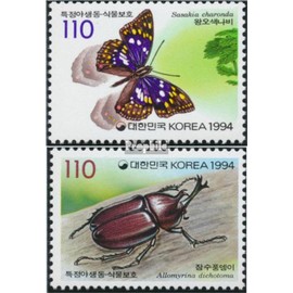South-Korea 1780-1781 (complete.issue.) unmounted mint/never hinged ** MNH 1994 Conservation (Stamps for collectors) Butterflies