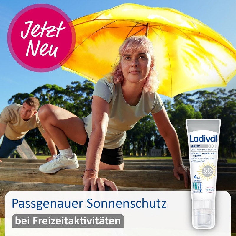 Ladival Active Sun Protection Cream and Pen SPF 50+