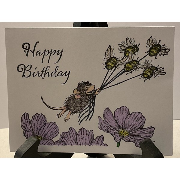 Handmade Mouse Butterfly Bee Flower Birthday Get Well Thinking U