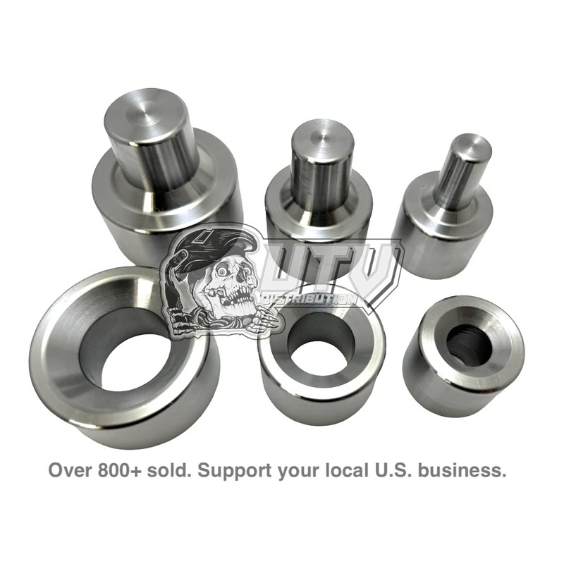 3 Piece Dimple Die Set 1/2" 3/4'" 1"