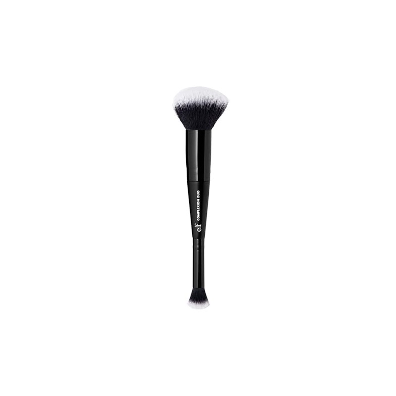 e.l.f. Concealer & Foundation Complexion Duo Brush, 2-in-1 Makeup Brush