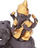 Backflow Incense Burner Pipa Elephant Purple Sands Gold Drawing Portable