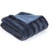 1 Piece Glam Style Blue Navy Throw Blanket Beautiful Versatile