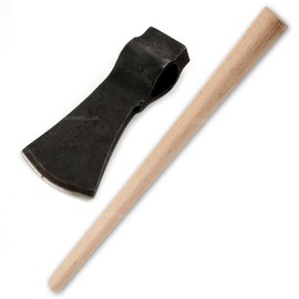 Tomahawk Making Kit - Camp Hawk - (Forged) - (Tomahawk Head & Maple Handle) - (USA Design) - (by KnifeKits)