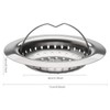 Sandiy Sink Strainer Stainless Steel Kitchen Sink Strainer 11cm with