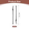 sourcing map 4 Pcs Pickle Fork, 6.3 Inch Olive Fork