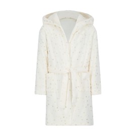 US Angels Girls Robe - Cozy Fleece Bathrobe for Girls, Soft & Warm Hooded Kids Robe with Belt, Girls' Sleepwear Robes, Sizes 7-8, 10-12, 14-16