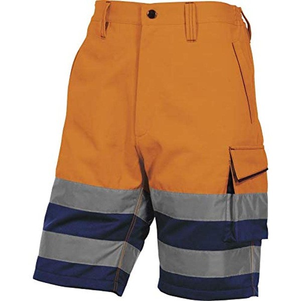 Delta Plus PHBE2OMPT Panostyle High Visibility Polyester Cotton Work Shorts