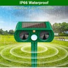 2 Pack Ultrasonic Animal Repeller Outdoor Solar Ultrasonic Repellent Animal