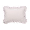 Francfranc Franc Ruffle Gauze Pillow Cover 70x50cm Light Purple Pillowcase