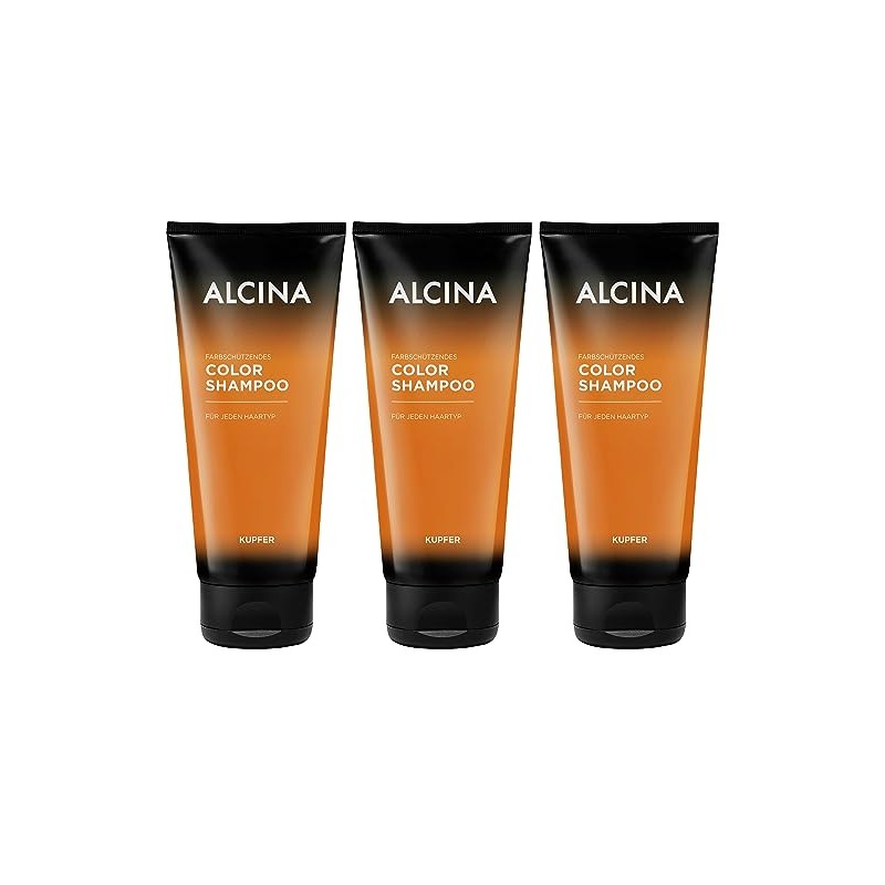Alcina Colour Shampoo Copper 200 ml Pack of 3