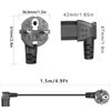 GELRHONR 1.5 m 3-pin IEC cable, 90 degree CEE 7/7