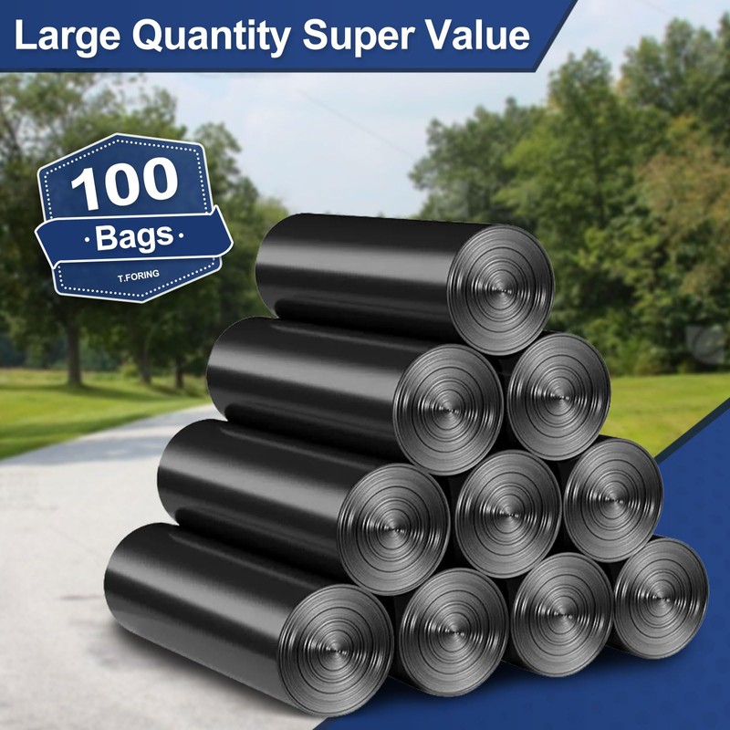 T.FORING 30-35 Gallon Trash Bags Heavy Duty 1.5 Mil -