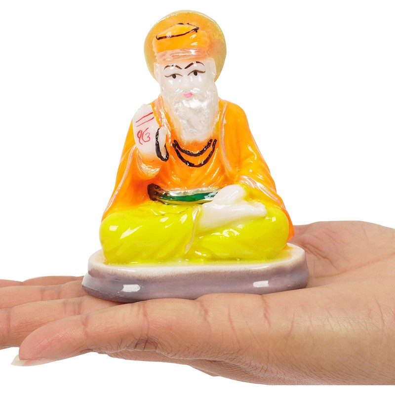 IBA Indianbeautifulart Hindu God Resin Guru Nanak Dev Ji Idol