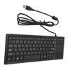 K 800 Keyboard with Touchpad Wired Ultra Thin Mini Compact
