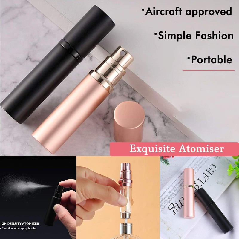 AsaNana AsaNana Perfume Atomiser, Refillable & Travel Size Perfume Bottle,