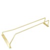 zoohot 12-Inch Gold Wine Glass Rack, Under Cabinet Wine Glass