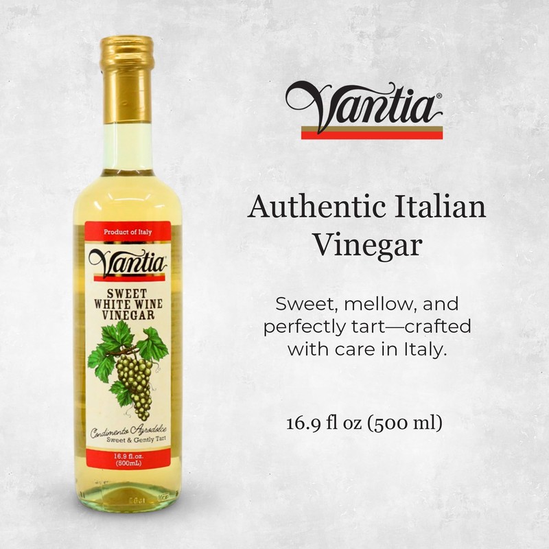 Vantia Sweet White Wine Vinegar 16.9 oz