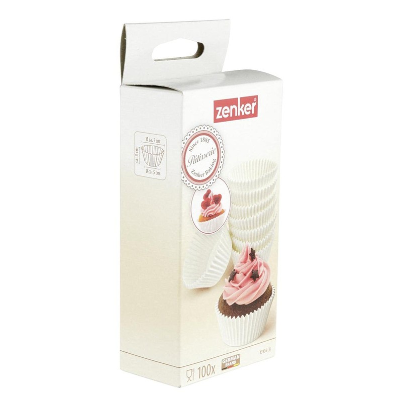 Zenker 43436 100 Papierbackförmchen 7 x 5 x 3 cm,