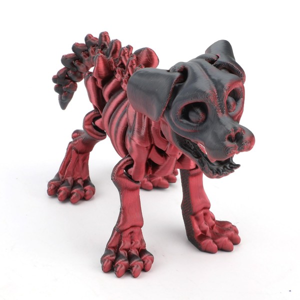 3D Printed Dog, PLA 3D Printed Dog Skeleton Detachable 3D