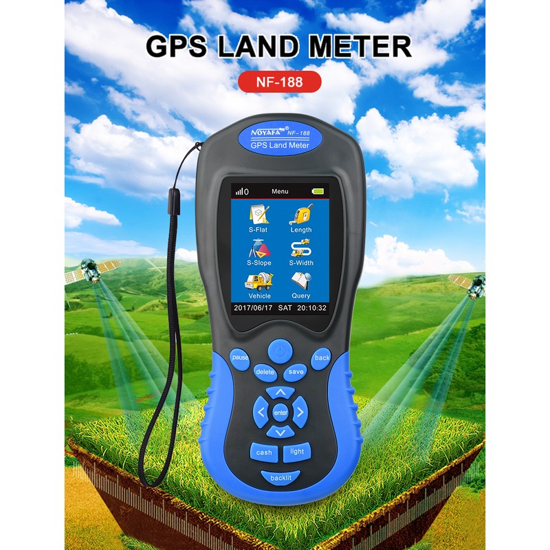 NOYAFA NF-188 GPS Land Meter Handheld Digital LCD Farmland Area