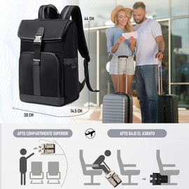 ARCTIC HUNTER AH Mochila para Laptop B00817 para Hombre y Mujer, Mochila Universitaria para Laptop de 15.6", Mochila Antirrobo, Resistente al Agua, para Oficina, Viajes y Uso Diario