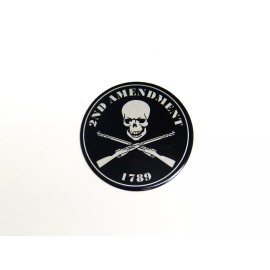 Unbranded 1 ROUND 1789 2ND AMENDMENT ALUMINUM EMBLEMS BADGES RARE