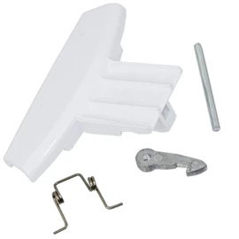 SPARES2GO Door Handle Kit Washing Machine/Washer Dryer compatible with HOTPOINT (White)