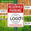 Reserved Parking Sign, Custom Parking Signs for Business, Violators Will