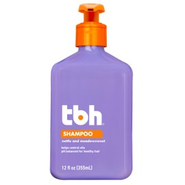 TBH Teen & Kids Shampoo - Lightweight and Detangling Hydrating Hair Shampoo for Dry, Oily, Fine, Curly, and All Hair Types - Tween and Kids Shampoo - Sulfate, Paraben Free - 12 oz