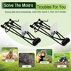 Qualirey 32 Pcs Mole Traps with Red Stick Flags Galvanized