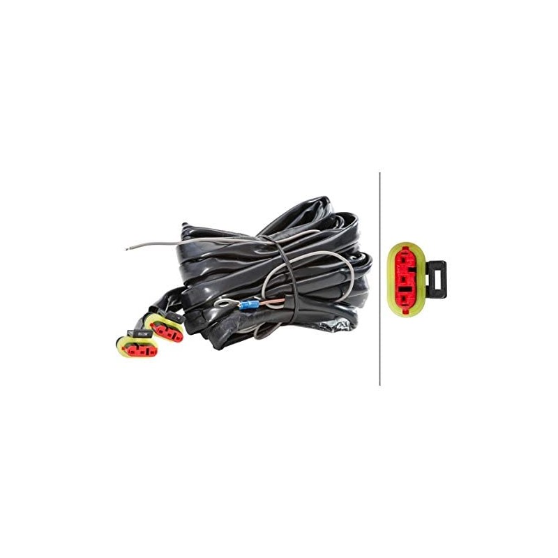 HELLA 8KA 165 959-001 Harness DRL - with socket housing