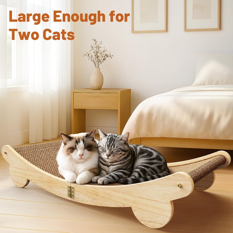 Ordora Extra Large Cat Scratcher: 31.5 inch Cat Scratch Pad&Bed