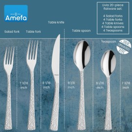 Amefa Livia Ronda 20-Piece Flatware Set