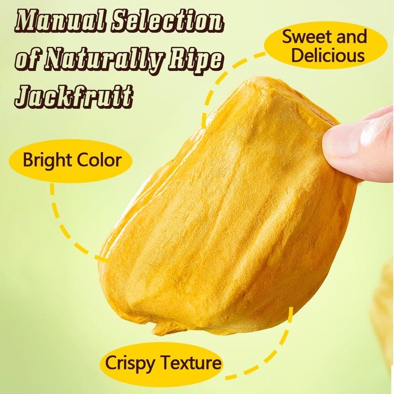Canned Freeze-Dried Jackfruit Chips - 7oz Airtight Tin | 100%