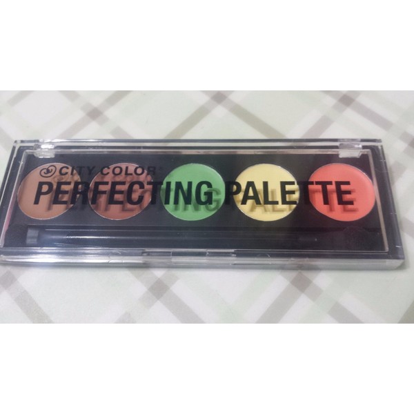 CITY COLOR PERFECTING PALETTE MEDIUM TO DARK 5 COLORS NEW AND SEALED ORIGINAL
