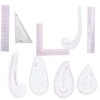 9Pcs/Set Sewing Ruler Set Multifunctional Curve Stick Tailor Measuring Accessories