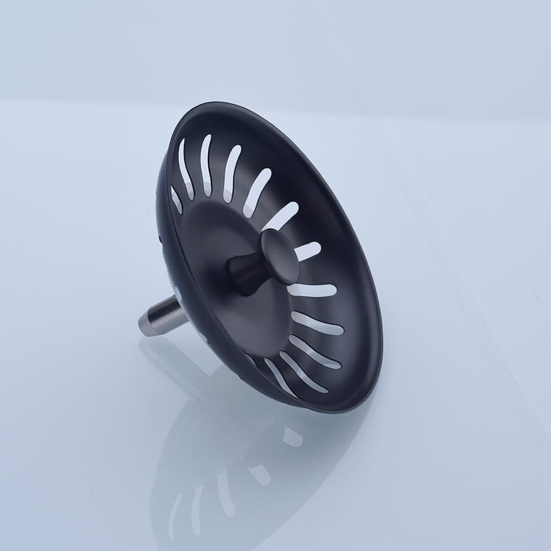 Kitchen Sink Drain Basket Strainer Filter/Stopper with Handle, Anti-Clog Kitchen
