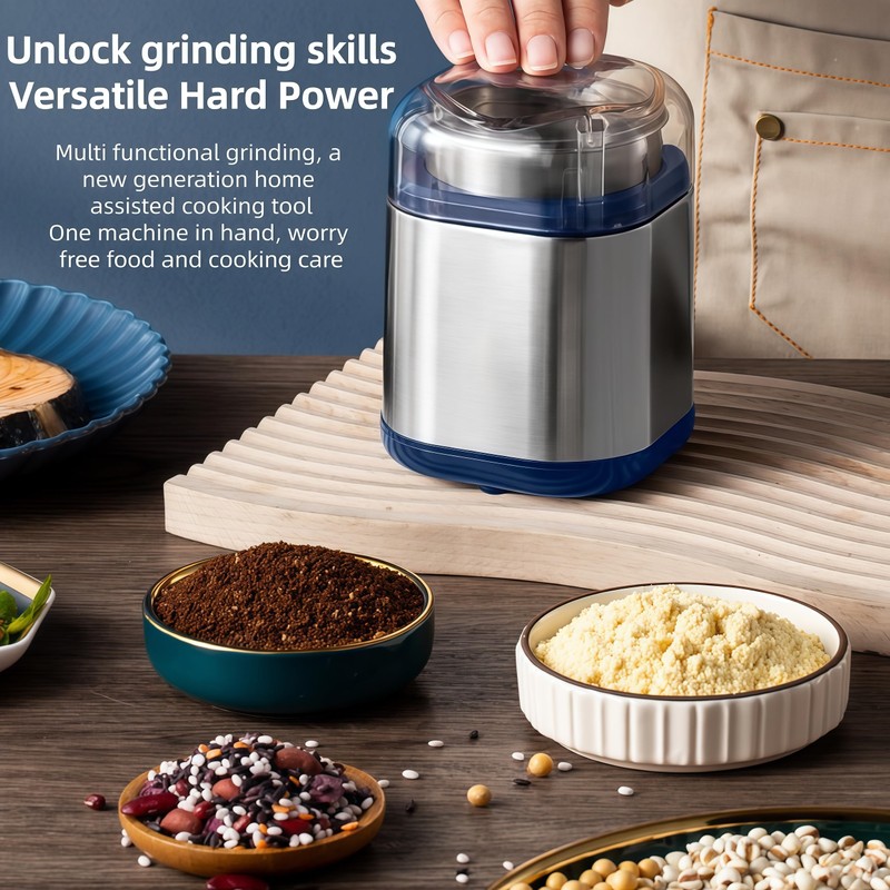 Electric Coffee Grinder 200W, Stainless Steel Blade Spice Grinder with