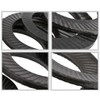 CONPHERON Locking Washers Black Non-Slip Locking Washer Carbon Steel Serrated