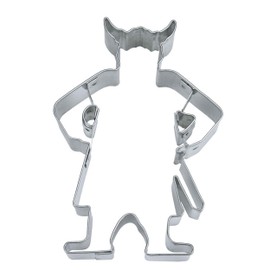 Staedter Viking Shape Cookie Cutter, Stainless Steel Silver, 30 x 30 x 30 cm