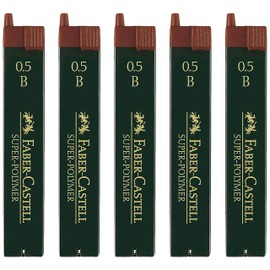 Faber-Castell Super Polymer Fine Leads (5 Cans, 0.5 B)