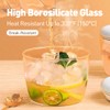 Glass Meal Prep Containers Overnight Oats Containers with Pop Lids,Airtight