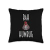 Bah Humbug - Christmas Xmas Winter Holidays Throw Pillow