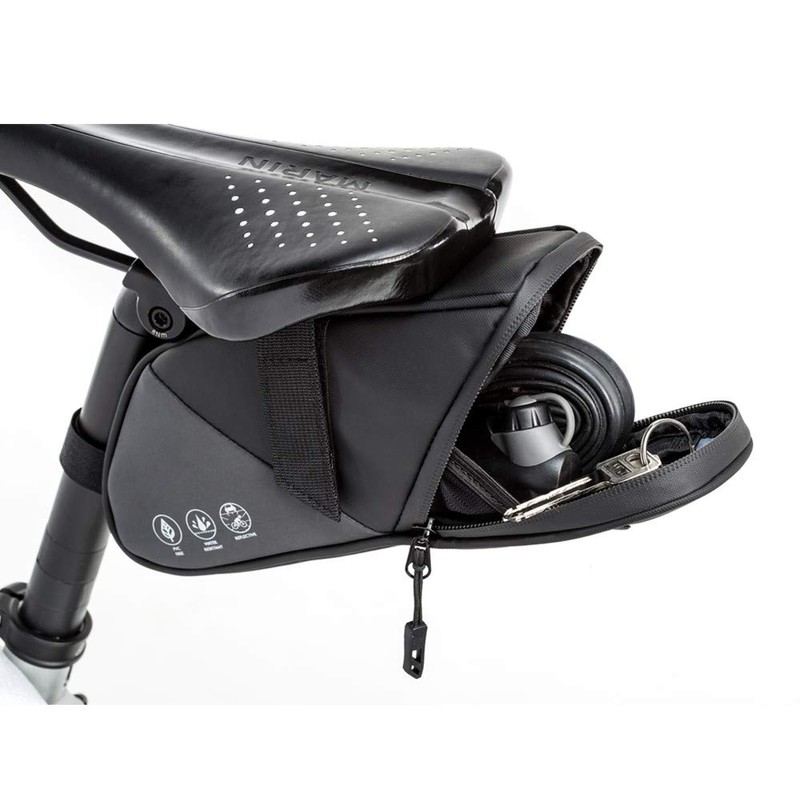 HOMPER Bicycle Saddle Bag,1.5L Waterproof Cycling Wedge Storage Seat Pack