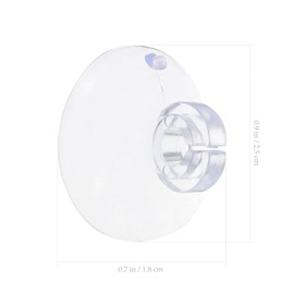 Beavorty 200pcs String Mini Suction Cup Christmas Lights Hooks for Outdoor Decoration Light Clips to Open Mini Suction Cups for Fairy Lights for Christmas Light