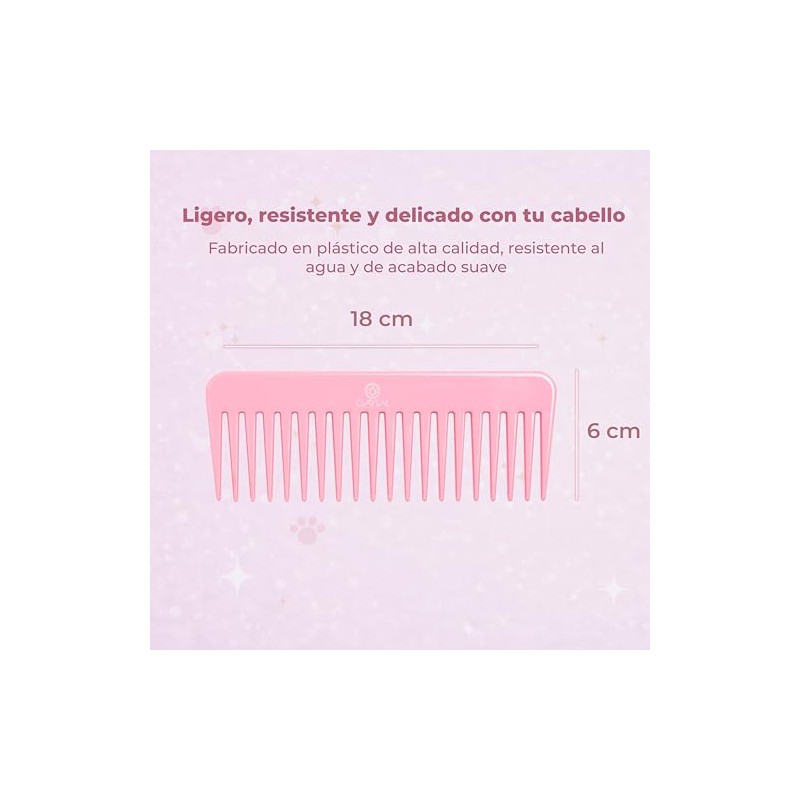 Claylal Professional Cepillo Desenredante y Peine para Cabello