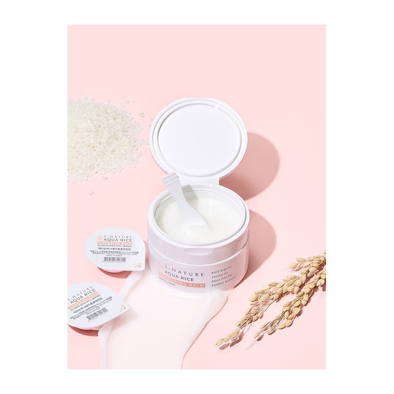 [Can be carried on board] Aqua Rice Cleansing Balm Travel