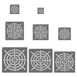 PATIKIL Target Stencil, 8 Pcs Bullseye Stencils Reusable Plastic Stencils for Painting on Wall, Wood, Fabric