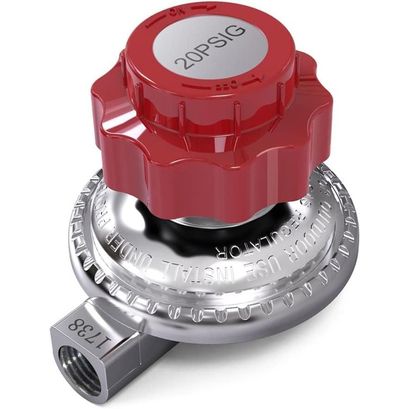 TIVORTOOK Adjustable Propane Regulator Valve 0 to 20PSI QCC LP